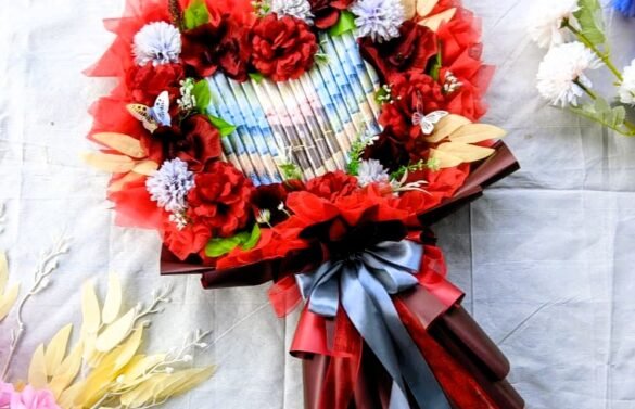 Jasa Bouquet Jumbo Love Flower Money