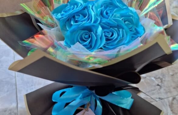 Mini Bouquet Flower Satin